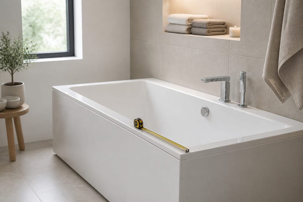 Baignoire taille standard : dimensions, formats et choix selon la salle de bain