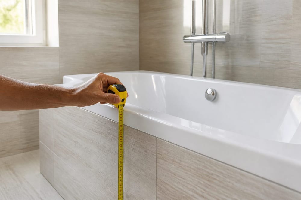 Hauteur baignoire : les 5 cotes à connaitre avant de choisir