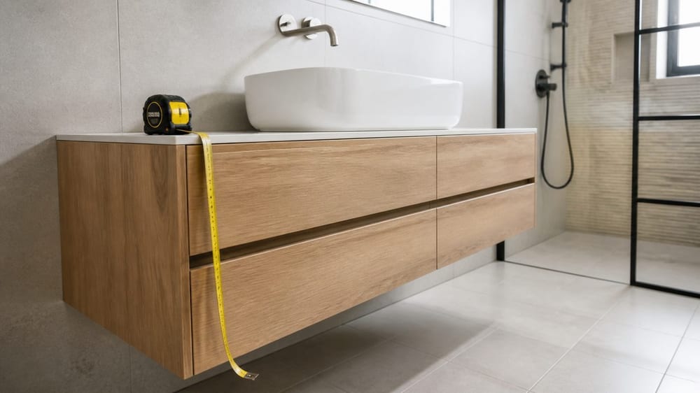 Hauteur meuble salle de bain vasque : régler la cote sans se tromper