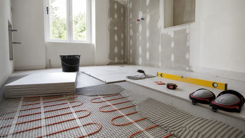 chauffage au sol electrique sous carrelage
