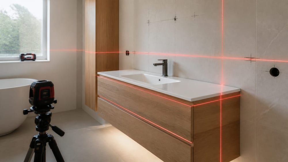 lavabo hauteur standard meuble salle de bain suspendu