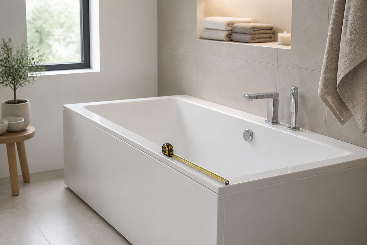 Baignoire taille standard : dimensions, formats et choix selon la salle de bain