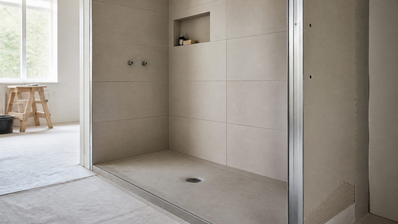 Cloison pour douche: matériaux, épaisseur et pose sans erreur