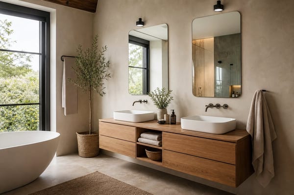 Meuble salle de bain 2 vasques