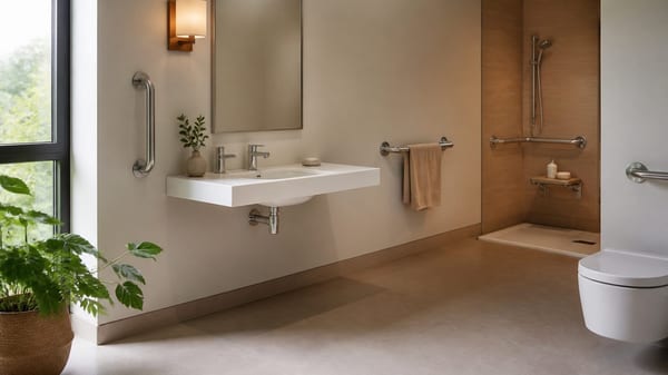 Hauteur lavabo PMR : les dimensions à respecter